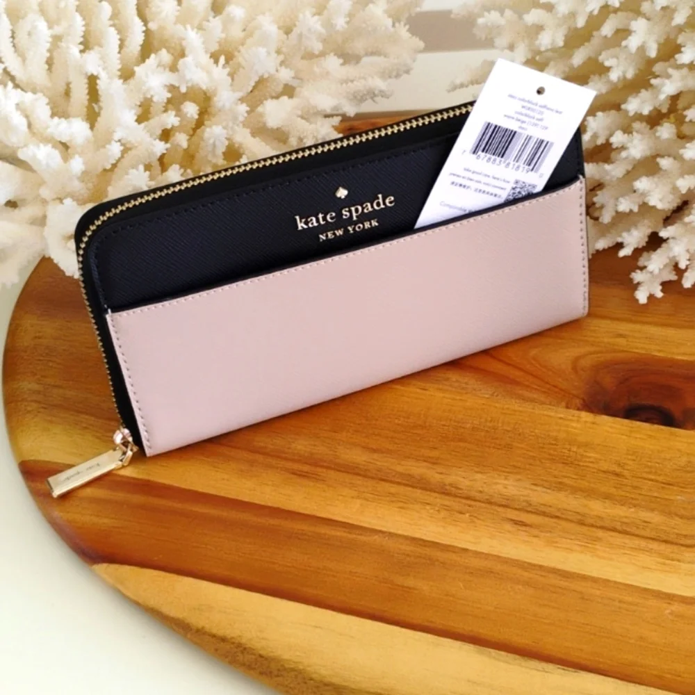 Kate Spade š„ NWT š„ Staci Colorblock Large Continental Wallet. Elegant A+ - Picture 6 of 17